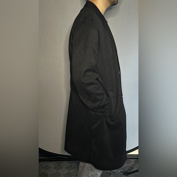 Zara Black coat faux suede - Picture 5 of 6